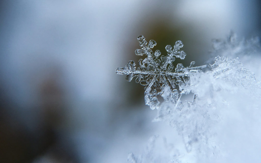 Un flocon de neige. // Source : Pixabay (photo recadrée)