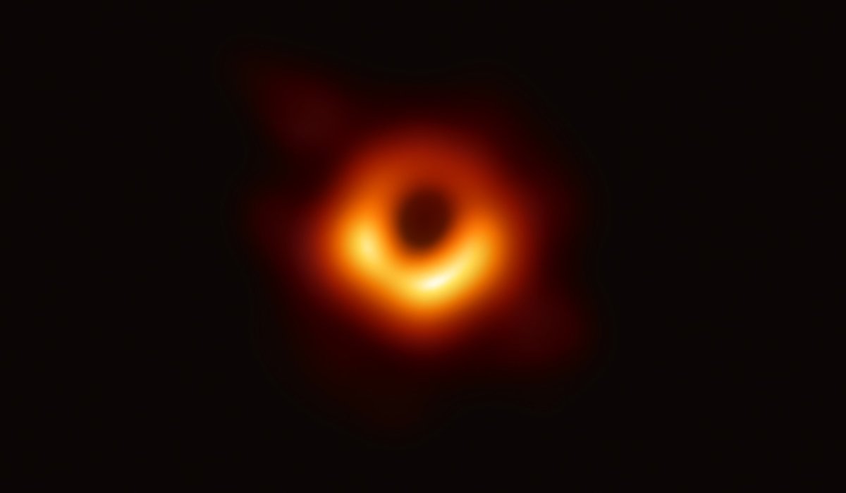 La première image d'un trou noir. // Source : Event Horizon Telescope