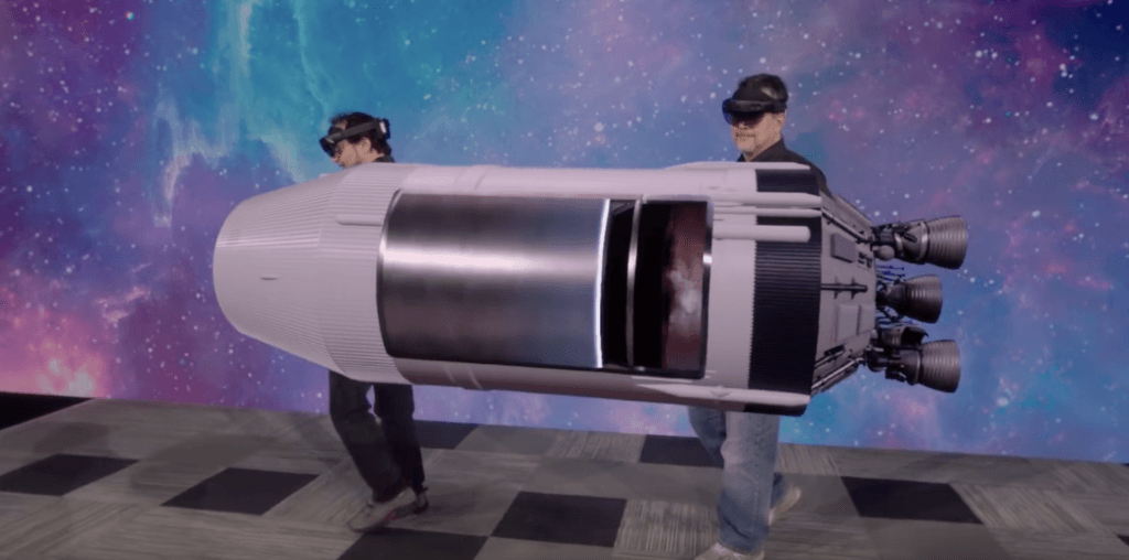 Fail de la démo HoloLens 2 durant la Microsoft Build 2019 // Source : Capture YouTube Fail de la démo HoloLens 2 durant la Microsoft Build 2019 // Source : Capture YouTube