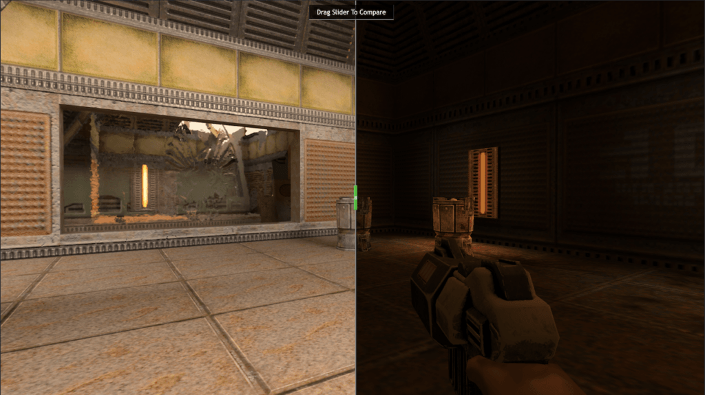 Quake II RTX // Source : Nvidia