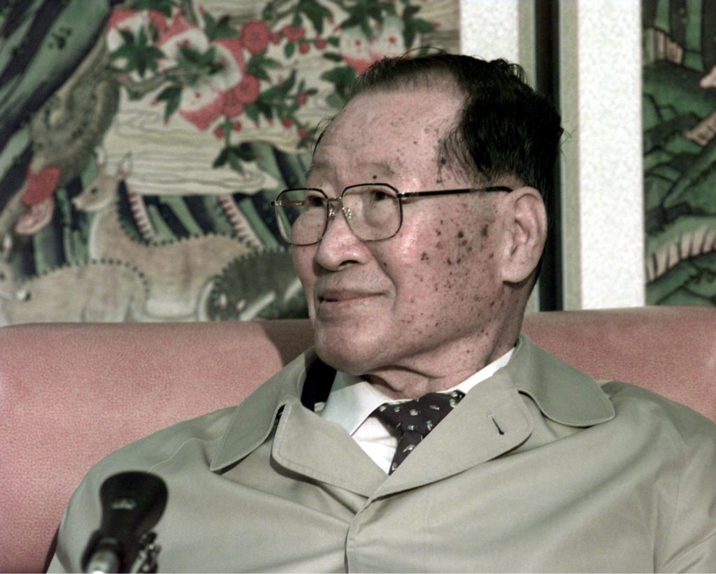Chung Ju-yung, le fondateur de Hyundai, en 1998. // Source : Wikipédia