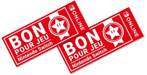 Bons pour jeux Nintendo Switch // Source : Nintendo