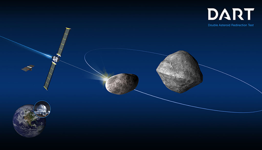 La mission DART est prévue pour 2022. // Source : Johns Hopkins Applied Physics Laboratory