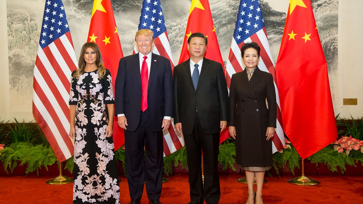 Donald Trump et Xi Jinping. // Source : Shealah Craighead