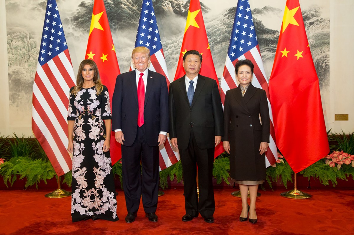 Donald Trump et Xi Jinping. // Source : Shealah Craighead