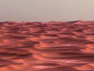 La dune Olympia Undae sur Mars. // Source : Flickr/CC/Kevin Gill (photo recadrée)