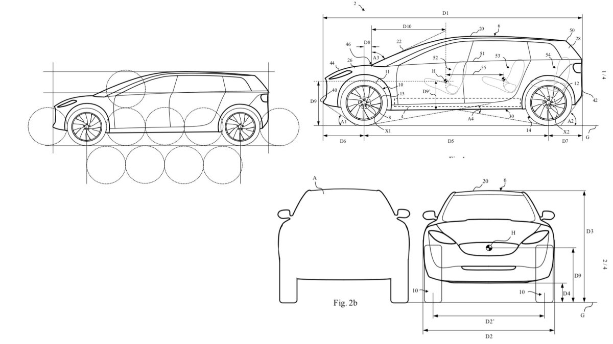 Brevets Dyson sur l'automobile électrique // Source : Dyson