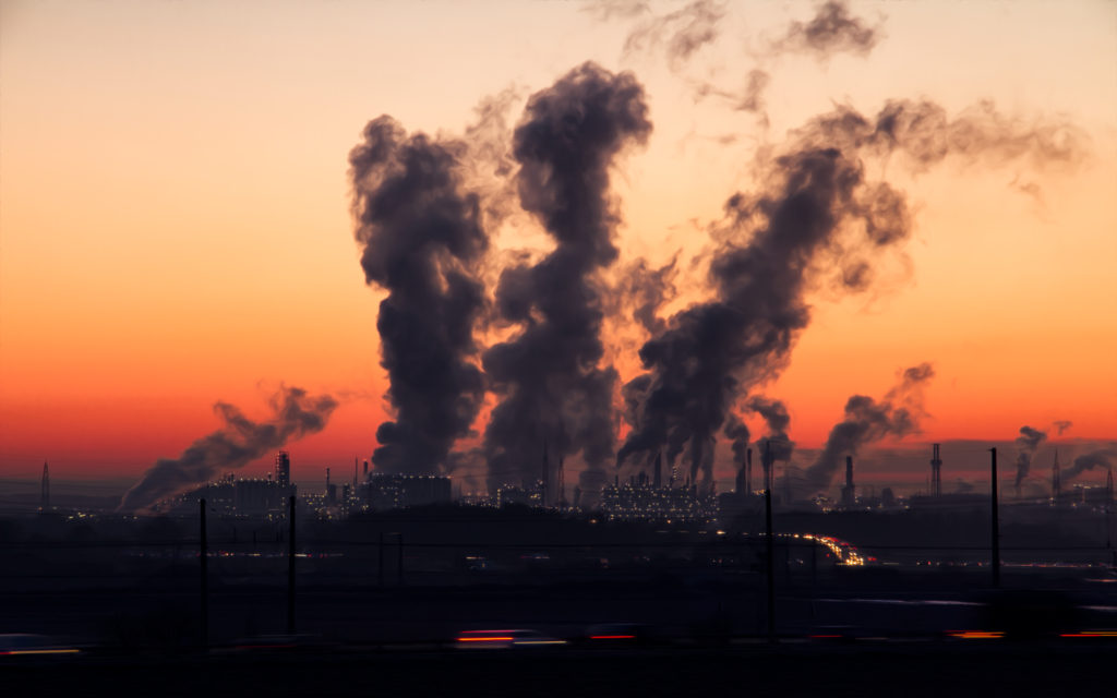 La concentration de dioxyde de carbone dans l'atmosphère atteint un nouveau record. // Source : Pexels (photo recadrée)