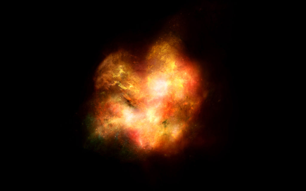 Voilà à quoi devaient ressembler ces galaxies. // Source : James Josephides (Swinburne Astronomy Productions)