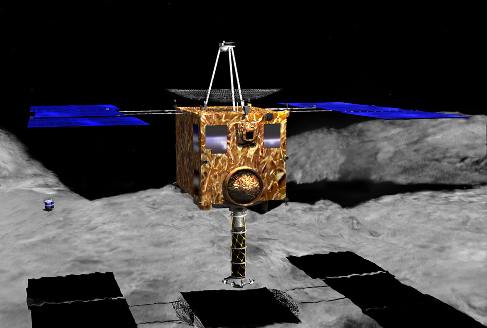 La sonde Hayabusa. // Source : Wikimedia/CC/JGarry