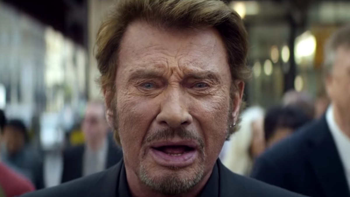 Extrait d'un clip. // Source : Johnny Hallyday / YouTube