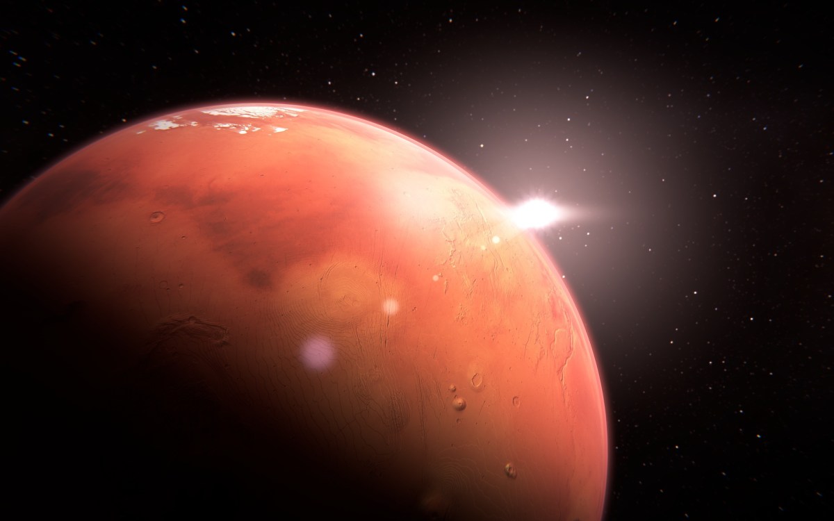 Imaginez-vous de la pluie sur Mars ? // Source : Pixabay (photo recadrée)