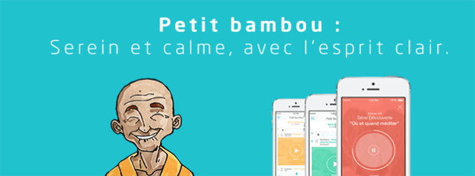 L'application Petit Bambou aide à la relaxation et la méditation // Source : Petit Bambou