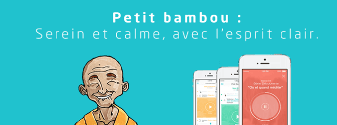 L'application Petit Bambou aide à la relaxation et la méditation // Source : Petit Bambou L'application Petit Bambou aide à la relaxation et la méditation // Source : Petit Bambou