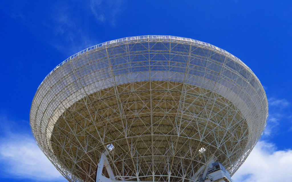 Un radiotélescope terrestre. // Source : Pixabay (photo recadrée)