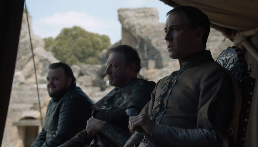 Samwell Tarly, inconnu, Edmure Tully Samwell Tarly, inconnu, Edmure Tully