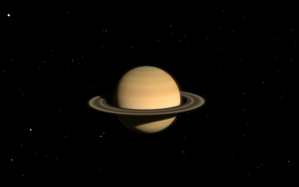 Une représentation de Saturne. // Source : Pixabay (photo recadrée)