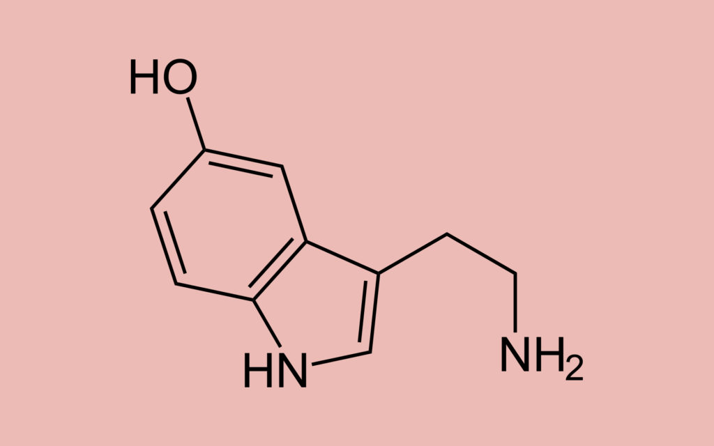 La sérotonine. // Source : Wikimedia/CC/NEUROtiker