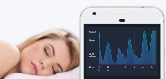 L'application Sleep Cycle propose d'analyse votre sommeil // Source : Sleep Cycle