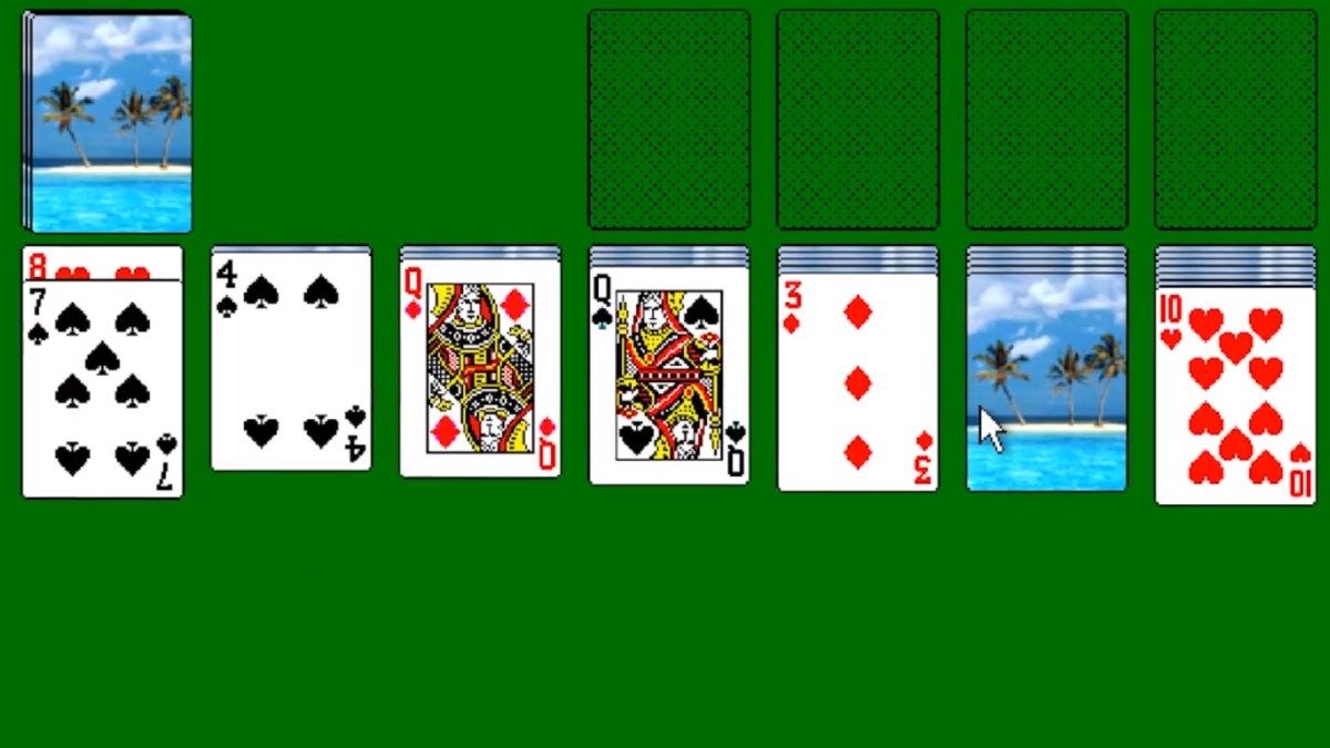 Le jeu Solitaire. // Source : orldvideogamehalloffame