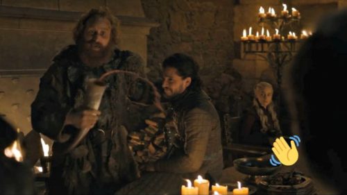 Capture d'écran de l'épisode de Game of Thrones S08E04 // Source : HBO
