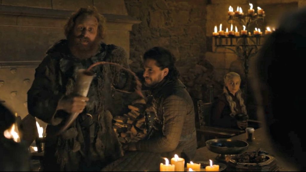 La scène, un peu plus claire // Source : Game of Thrones/HBO