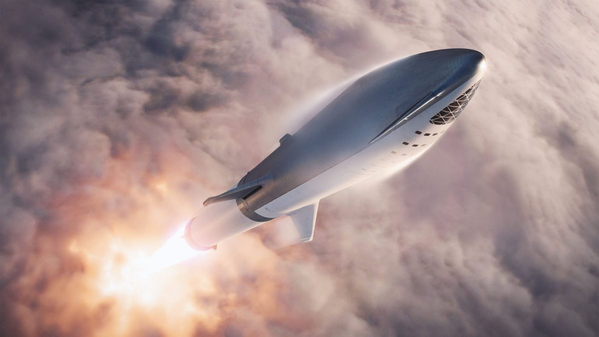 Vue d'artiste du BFR. // Source : SpaceX