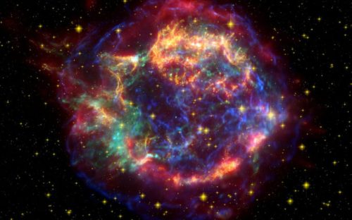 Cassiopée, le reste d'une supernova. // Source : Pixabay (photo recadrée)