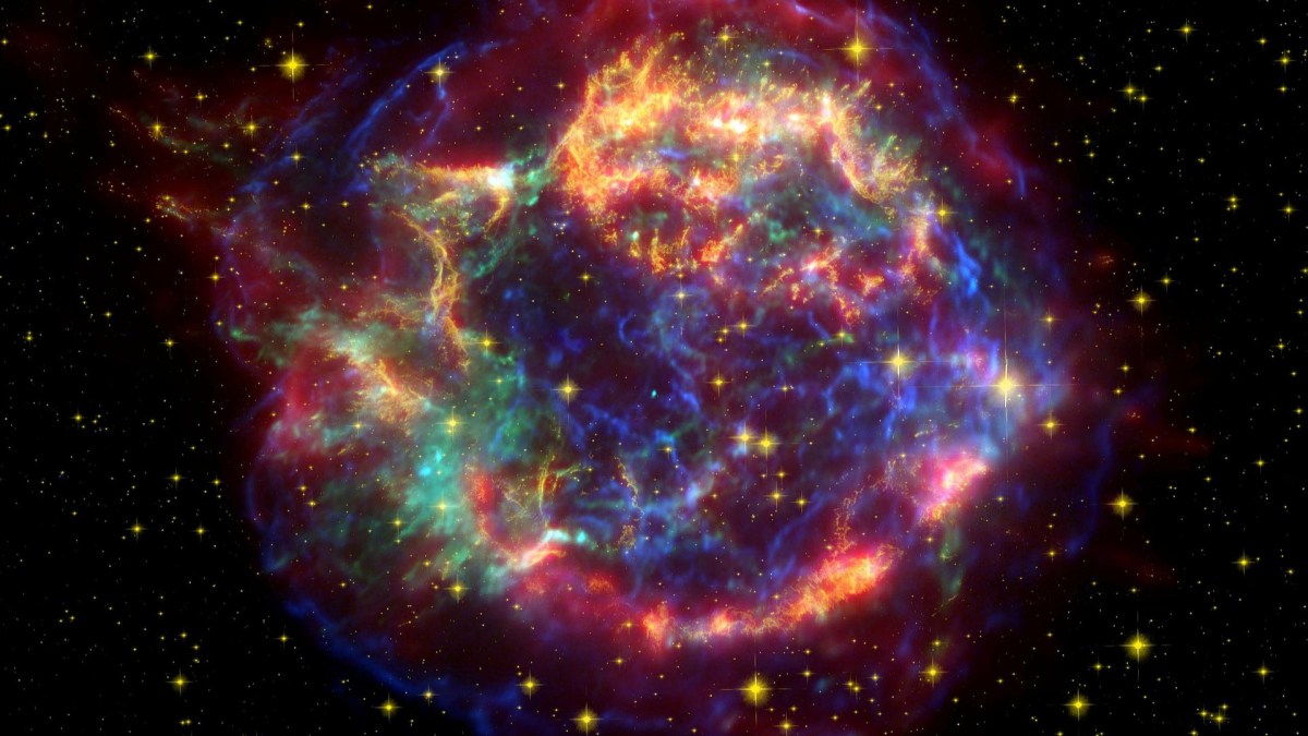 Cassiopée, le reste d'une supernova. // Source : Pixabay (photo recadrée)