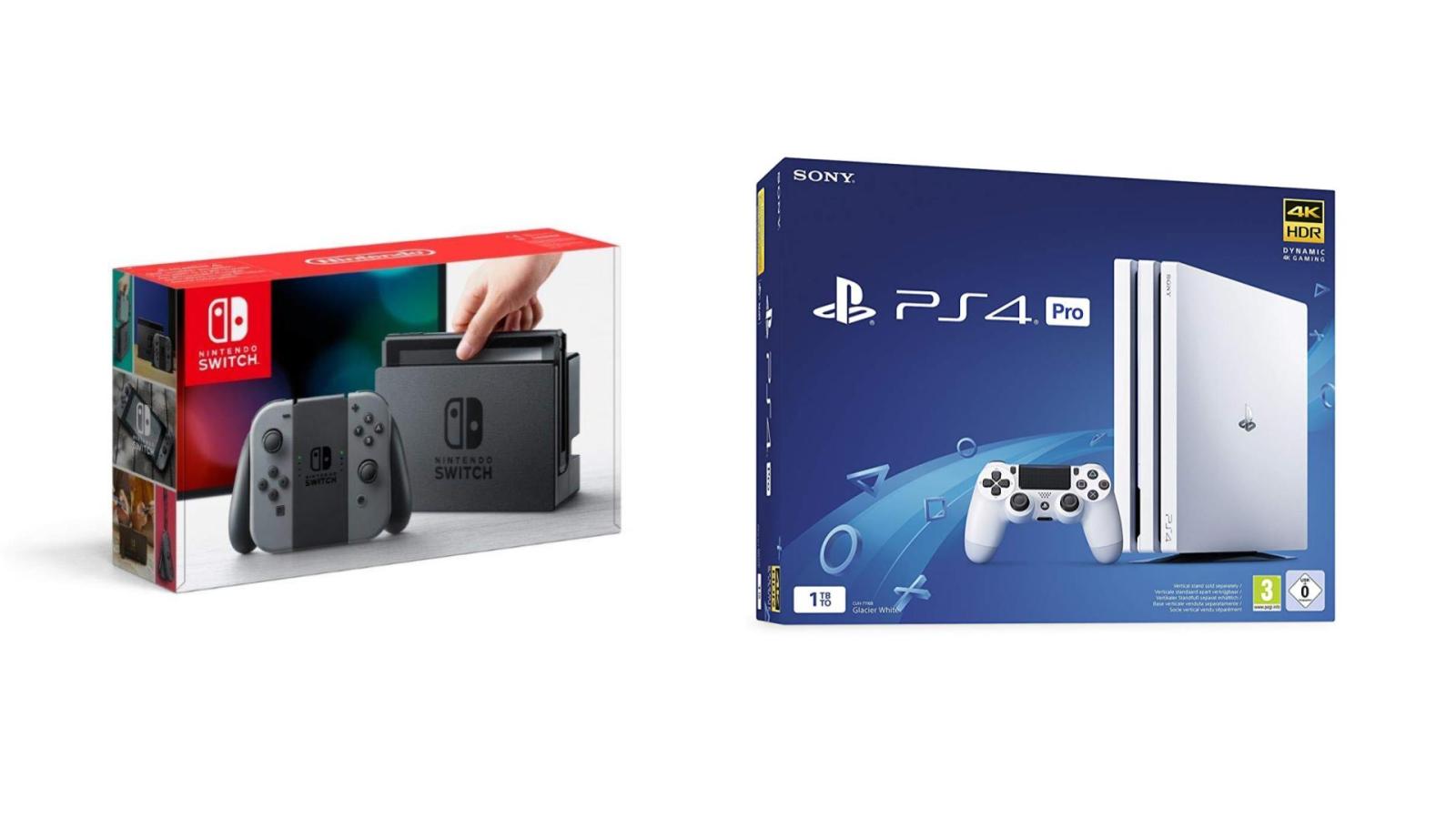 Le deal du jour : la nintendo switch et la playstation 4 pro à prix plancher sur amazon