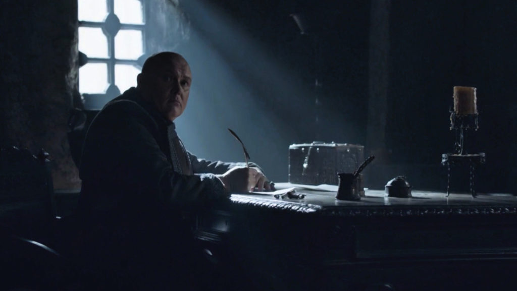 Varys dans Game of Thrones // Source : HBO Varys dans Game of Thrones // Source : HBO