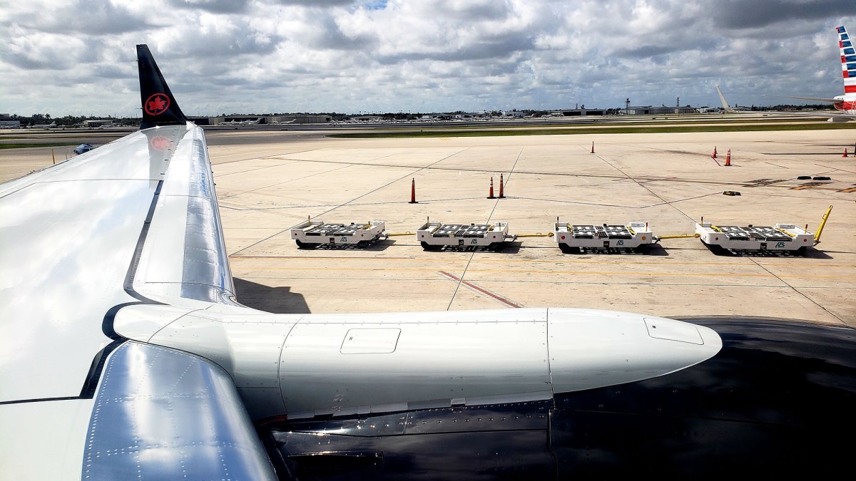 L'avant d'une aile de Boeing 737 MAX. // Source : Jim Crocker