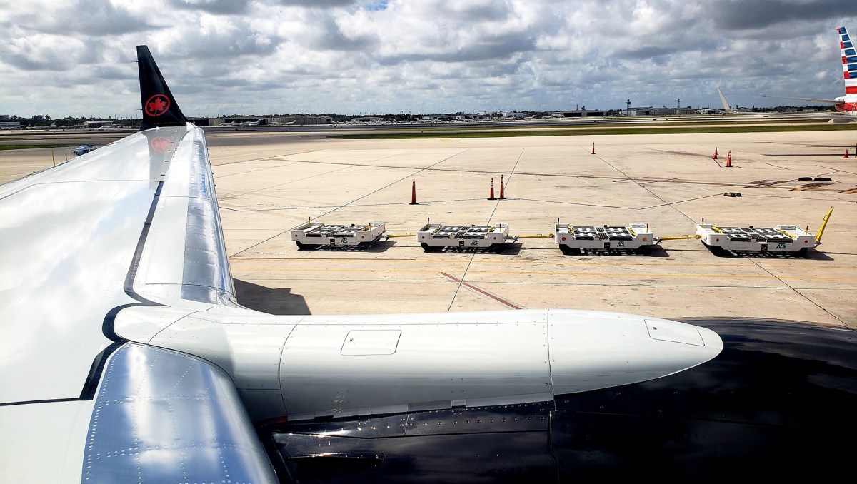 L'avant d'une aile de Boeing 737 MAX. // Source : Jim Crocker