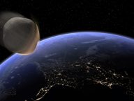 Un astéroïde se déplaçant vers la Terre. // Source : Flickr/CC/Kevin Gill (photo recadrée)