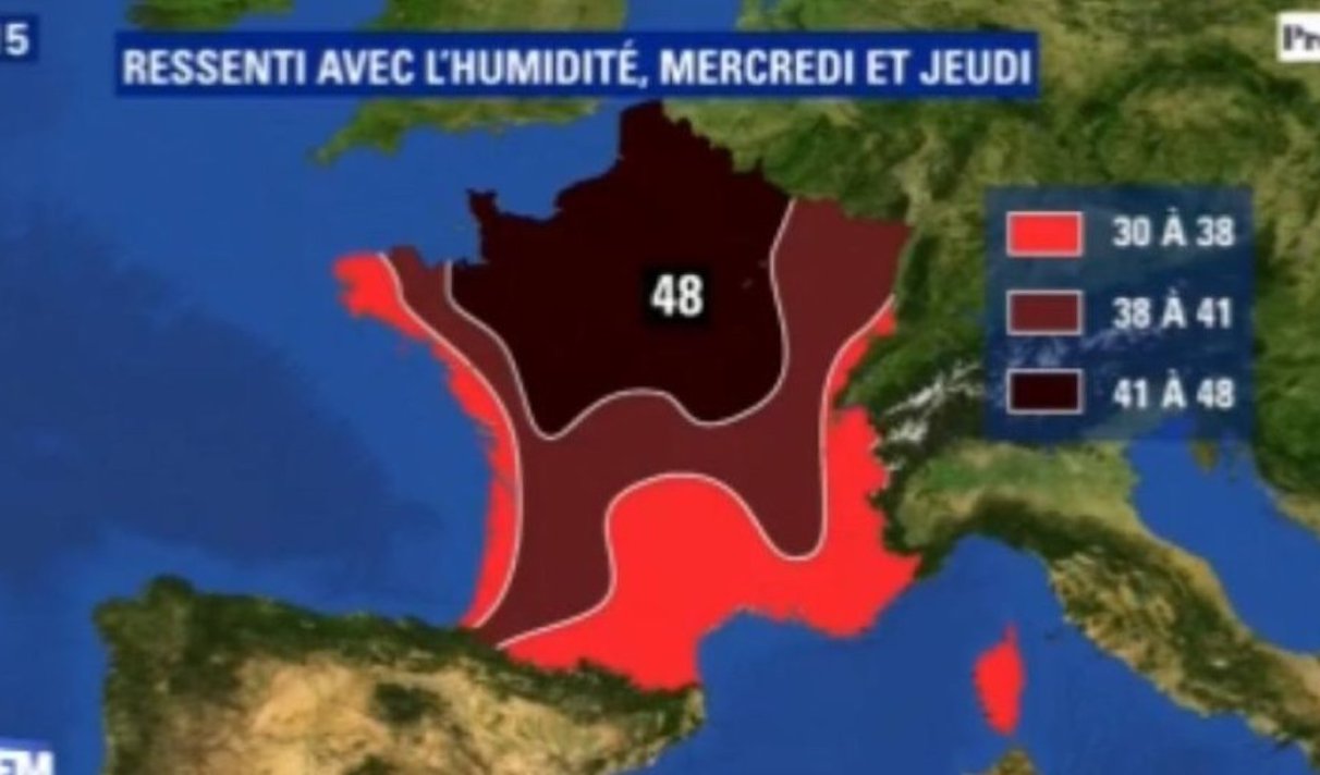Chaleur Pourquoi Il Faut Se Mefier Des Previsions De Temperatures Ressenties Jusqu A 48 Degres Chaleur Pourquoi Il Faut Se Mefier Des Previsions De Temperatures Ressenties Jusqu A 48 Degres