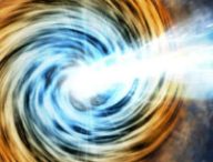 Un rayonnement émis par un trou noir. // Source : NASA/JPL-Caltech/GSFC (photo recadrée)