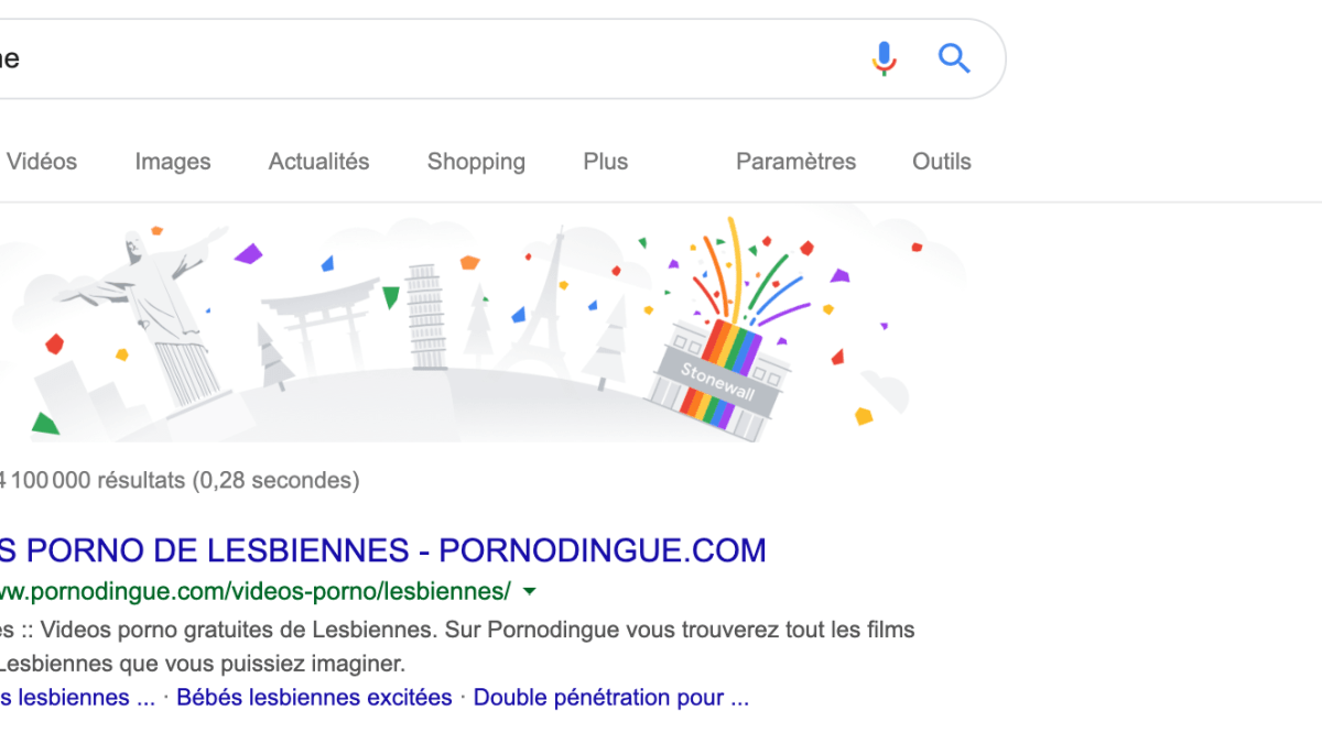 Capture d'écran Google 7 juin 2019