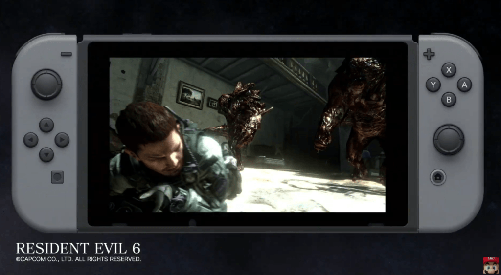 Resident Evil 6 sera sur Switch // Source : YouTube/Nintendo