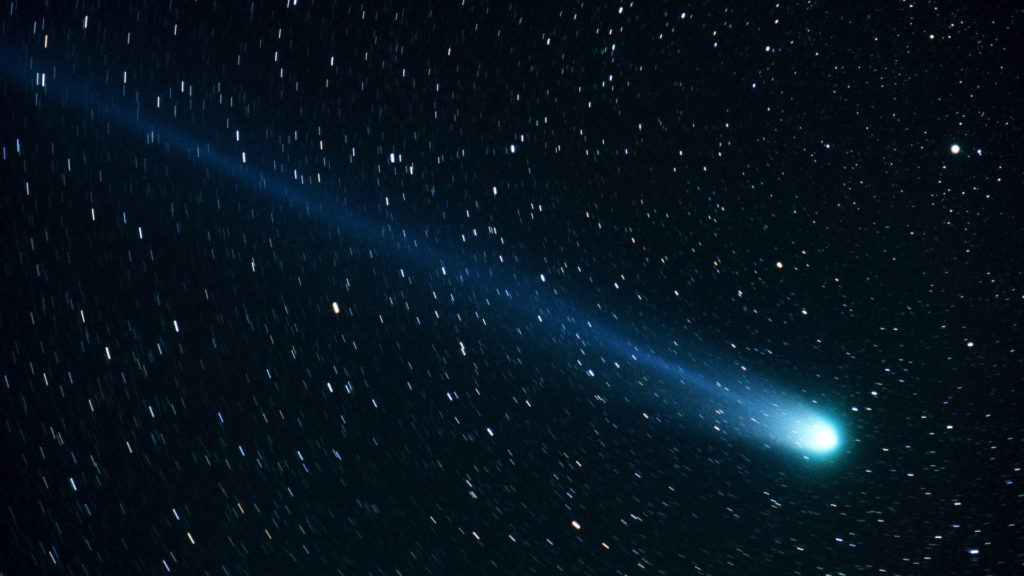 Une comète. // Source : Max Pixel/CC0 Domaine public (photo recadrée)