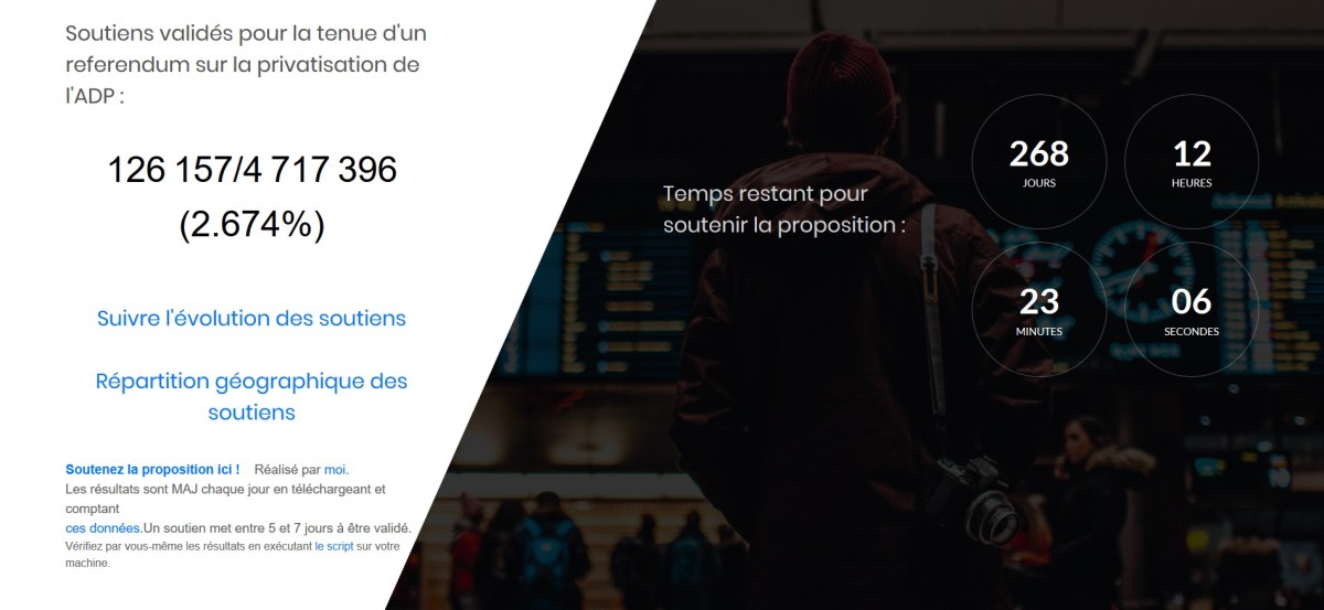 Compteur soutien référendum ADP