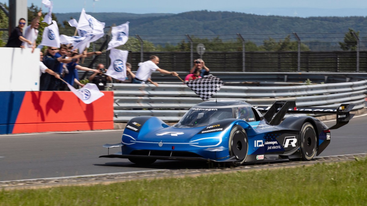 La Volkswagen ID.R au Nürburgring // Source : Volkswagen