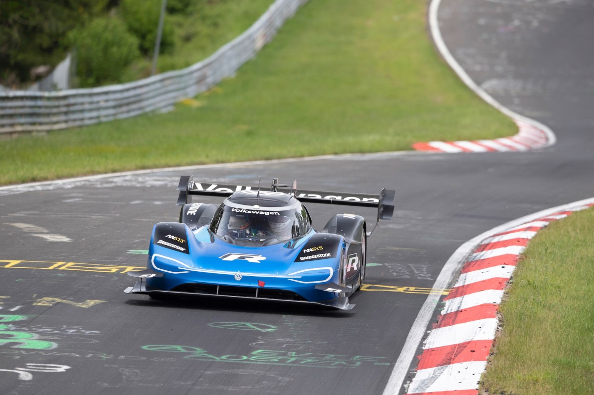 La Volkswagen ID.R au Nürburgring // Source : Volkswagen