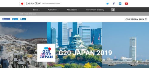 G20 // Source : Gouvernement du Japon