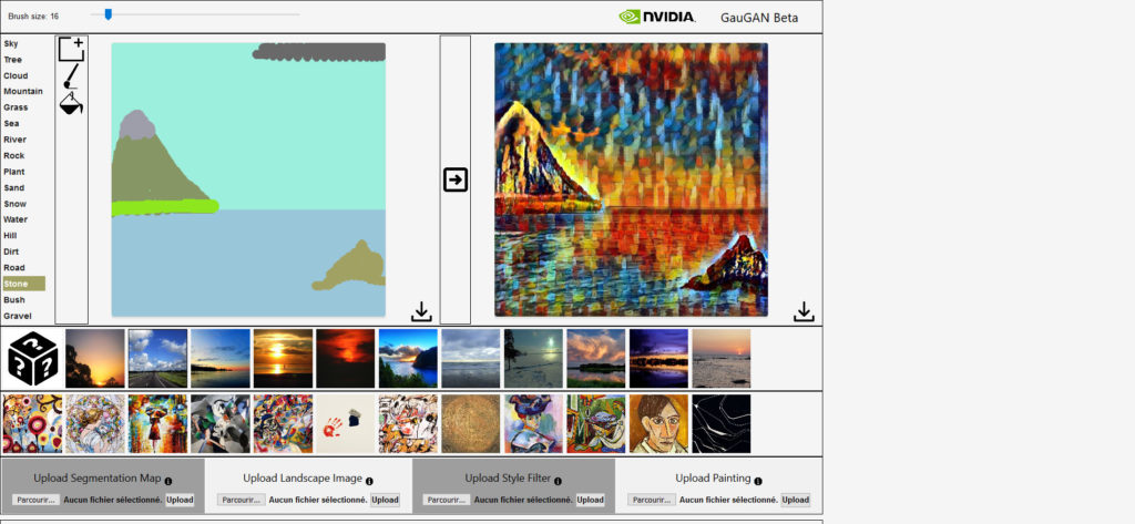 GauGAN Nvidia GAN filtre GauGAN Nvidia GAN filtre