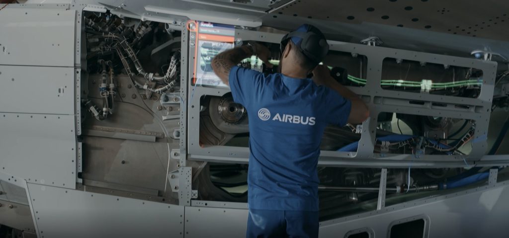 Airbus ne sera pas la seule société aéronautique à profiter de la réalité mixte. // Source : Microsoft