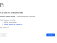 Une partie du site impots.gouv.fr le 3 juin 2019 au soir