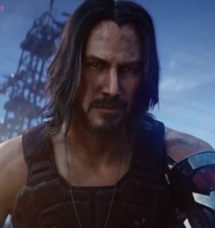 Keanu Reeves dans Cyberpunk // Source : YouTube/MKIceAndFire