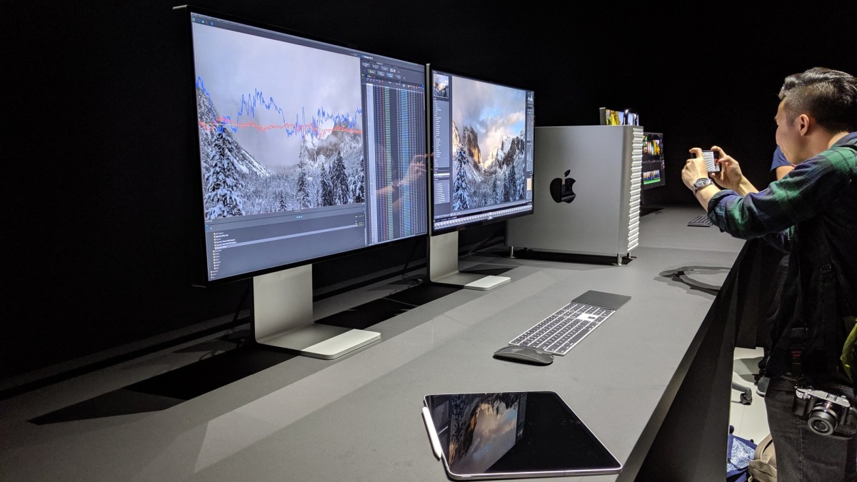 Mac Pro 2019 et Pro Display XDR // Source : Julien Cadot pour Numerama