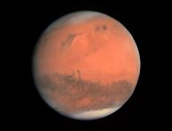 La planète Mars. // Source : Wikimedia/CC/ESA, Max Planck Institute (photo recadrée)