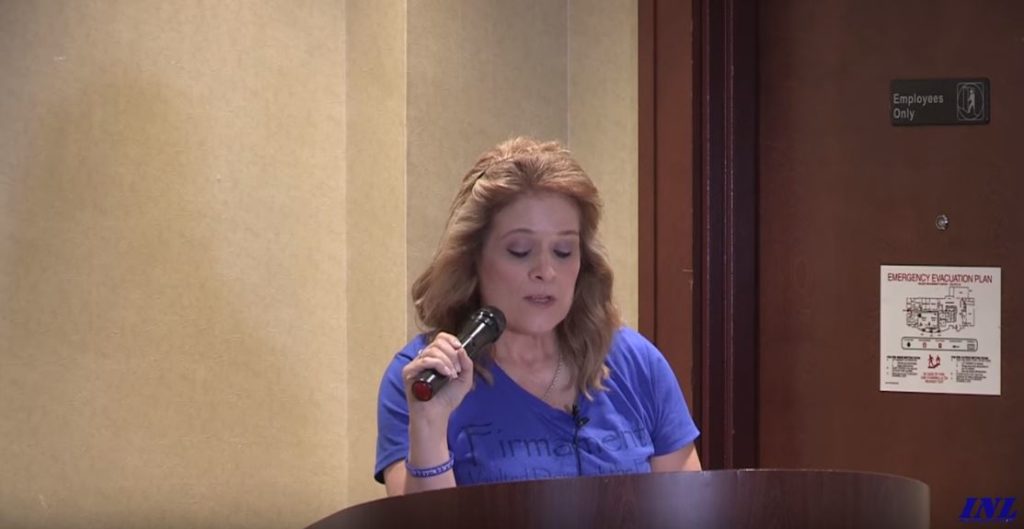 Laurel Austin, lors d'une conférence republiée sur YouTube // Source : Capture d'écran YouTube